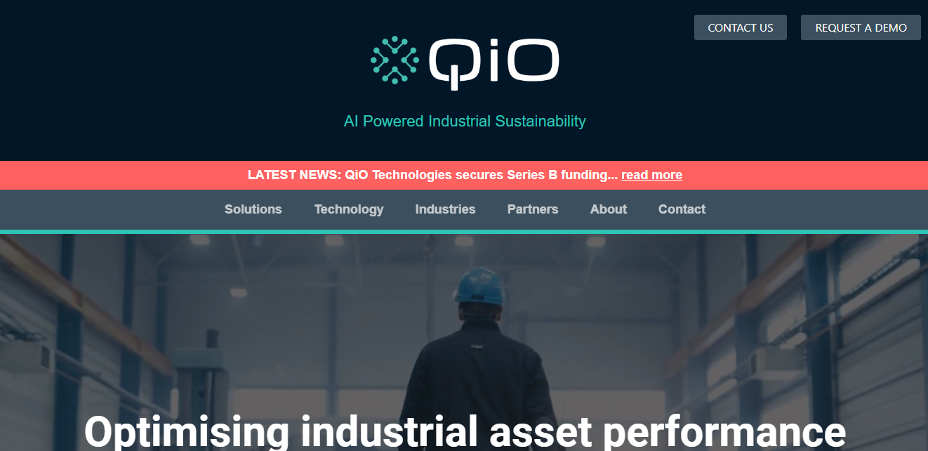 QiO Technologies Raises $10 Million in Series B Funding Round for AI Sustainability Technology