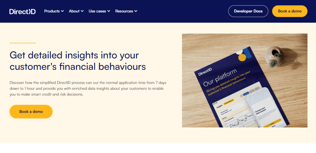 Get detail Insights into your customer's financial behaviours