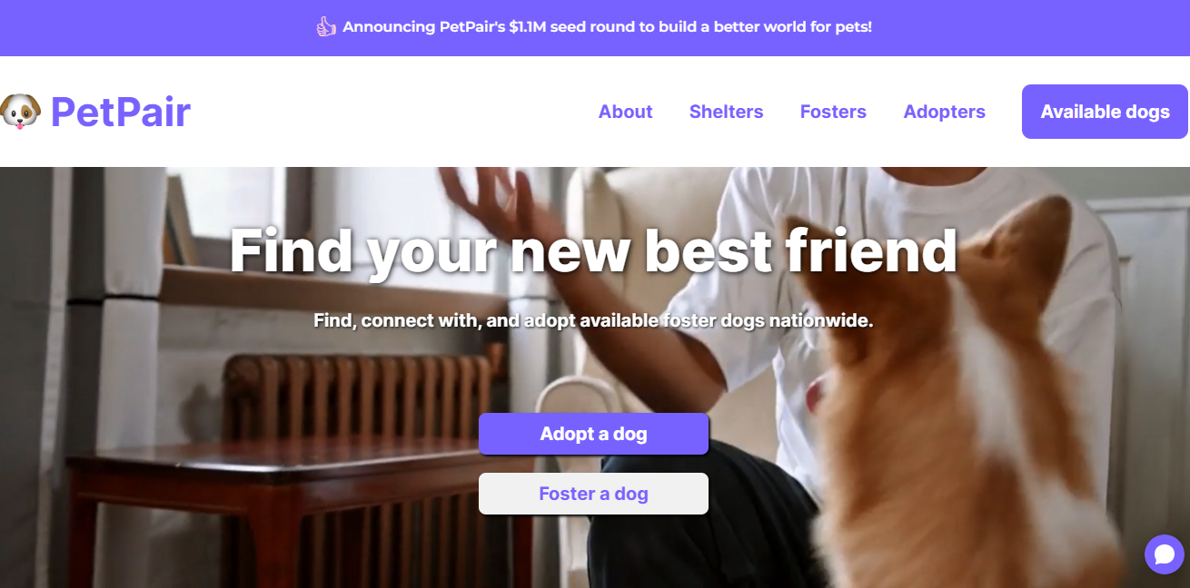 PetPair Raises $1.2M in Pre-Seed Funding Round Led by Multiple Investors