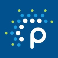 The Logo of Panome Bio with Blue Background