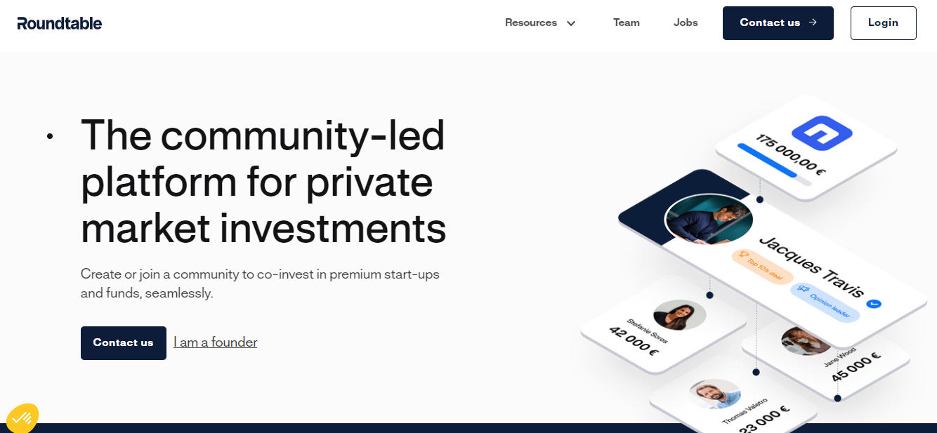 Roundtable Secures $3.2M in Funding for Social Platform for Private Investments