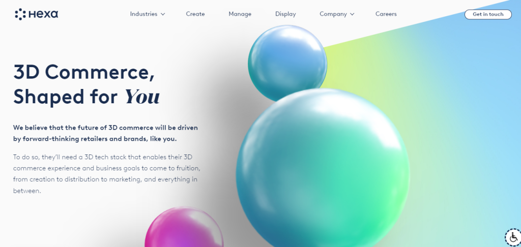 Hexa, The 3D Commerce Shaped For You