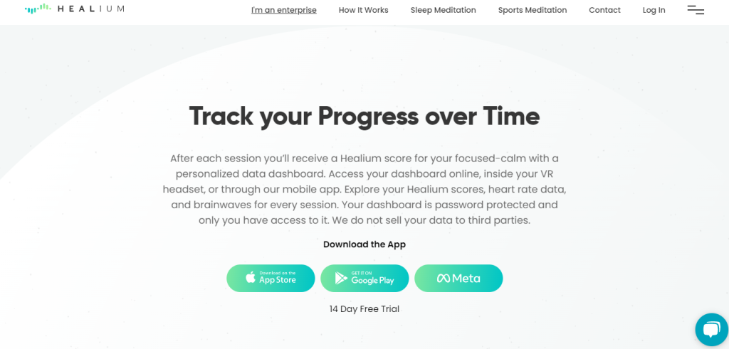 Track your Progress over Time with Healium