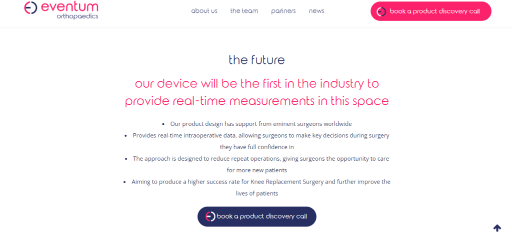 The Features and work of Eventum Orthopaedics Ltd