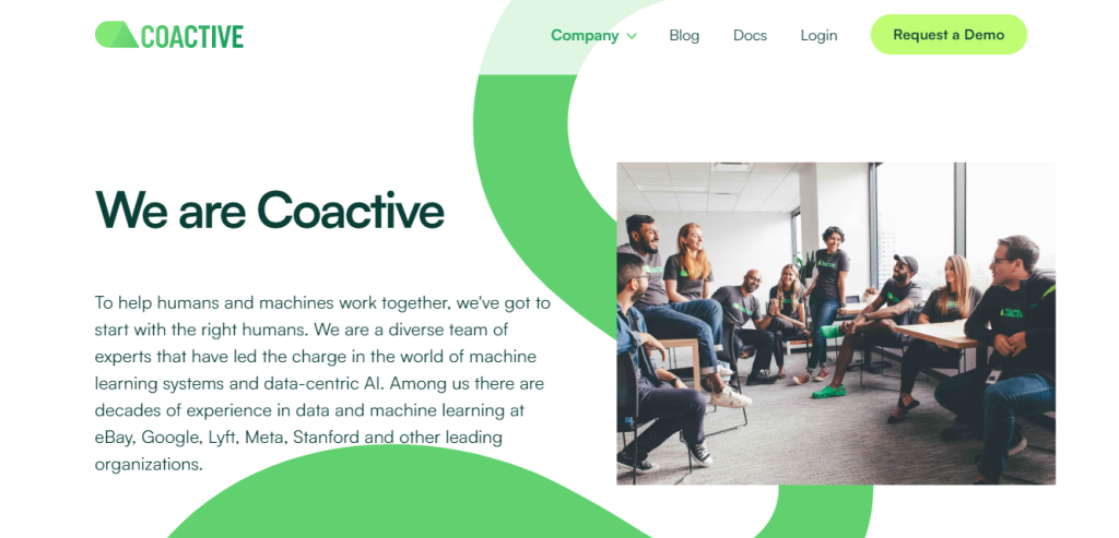 The services and features of Coactive AI