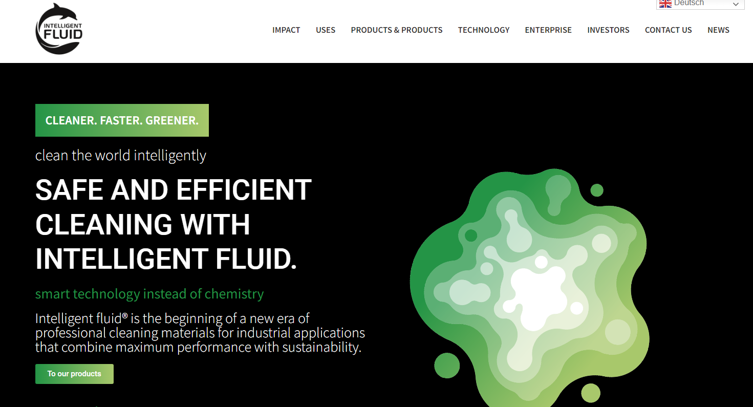intelligent fluids GmbH Secures $10.5M in Funding to Develop Game-Changing Cleaning Solutions for Industrial and Commercial Applications.