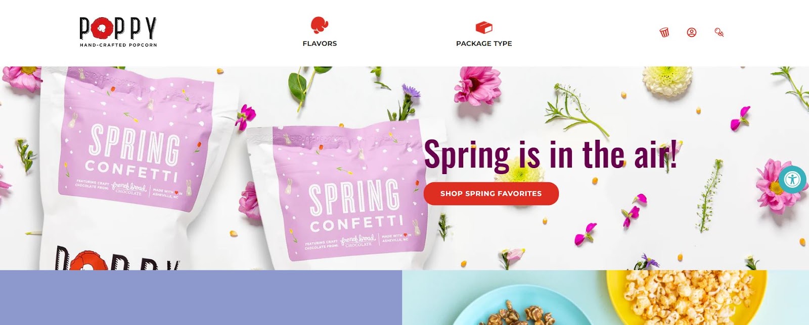 Poppy Handcrafted Popcorn prides itself on excellent customer service