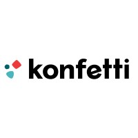 The logo of konfetti with white background 