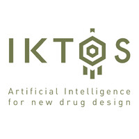 The logo of IKTOS with white Background