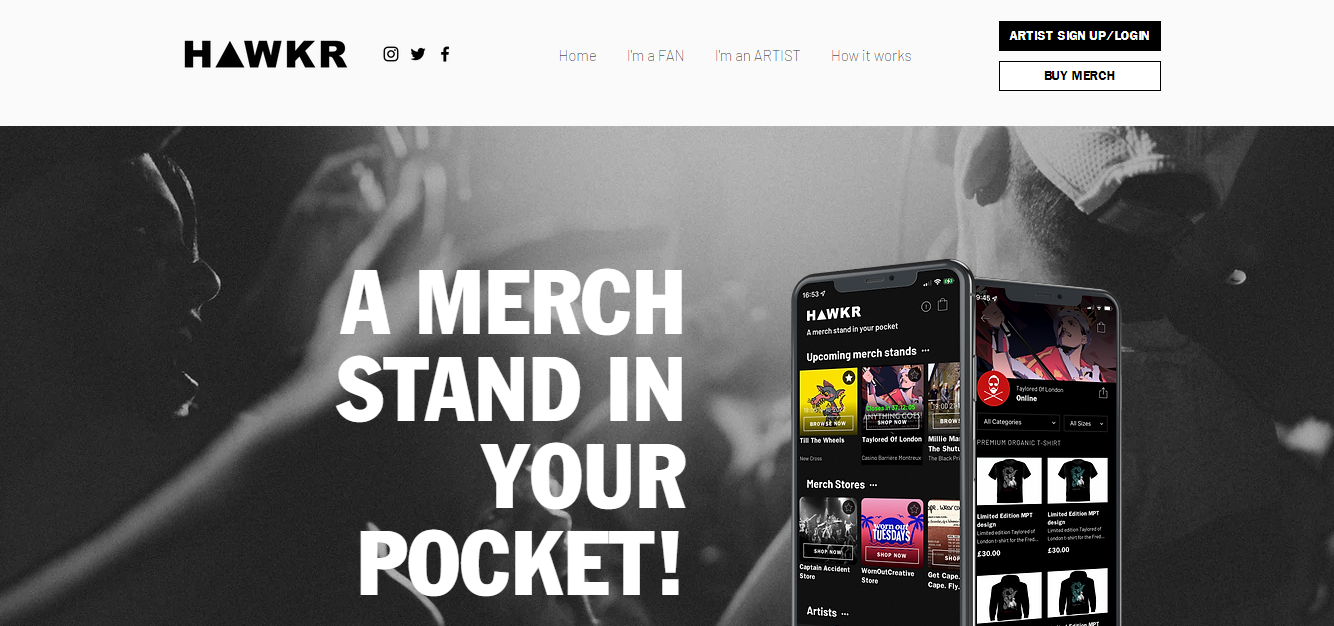 Hawkr Raises $322,000 in Seed Funding to Create a Digital Platform for Artists and Fans