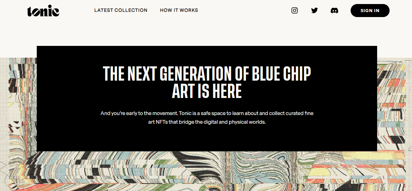 Tonic Labs Raises $5M in Seed Funding for Its Art NFT Gallery