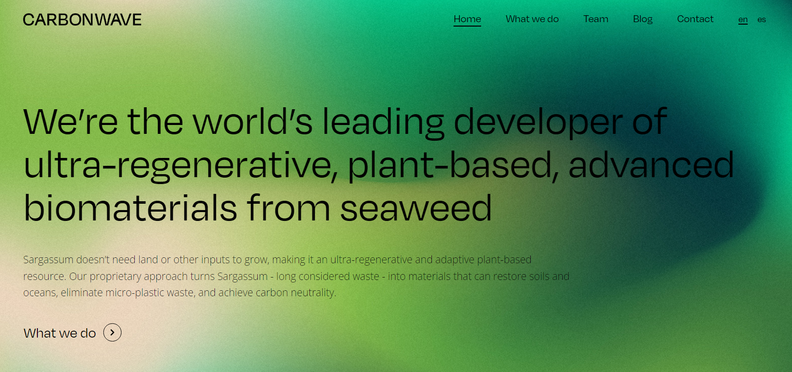 Carbonwave Secures $5M in Funding to Further its Mission of Creating Advanced Biomaterials from Seaweed.