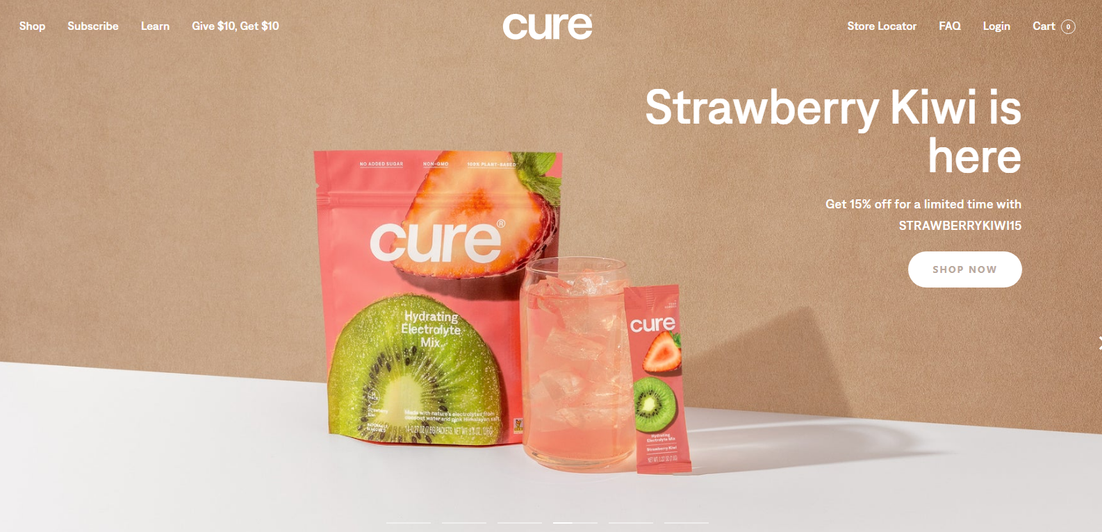 Cure Hydration Raises $5.6M in Series A Funding.