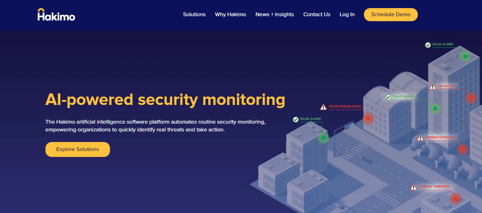Hakimo Secures $6M in Funding to Further Develop its AI-powered Security Monitoring Platform.
