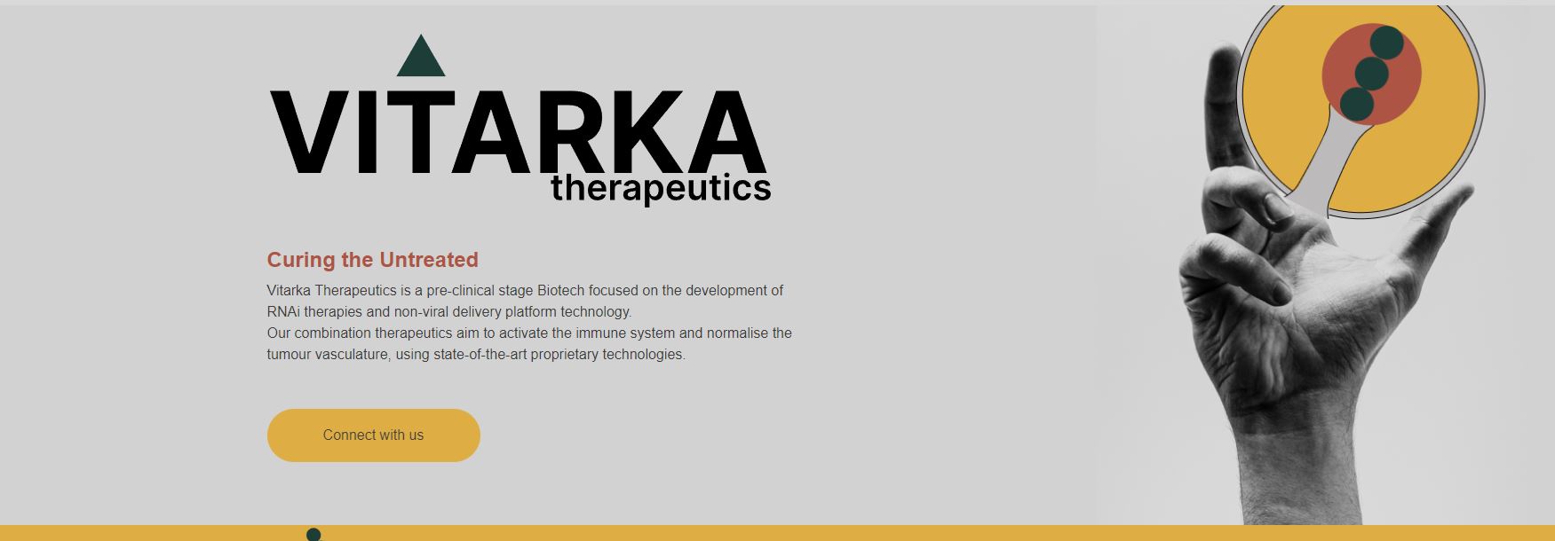 With a recent funding injection of $1.6M from investors, Vitarka Therapeutics is making waves