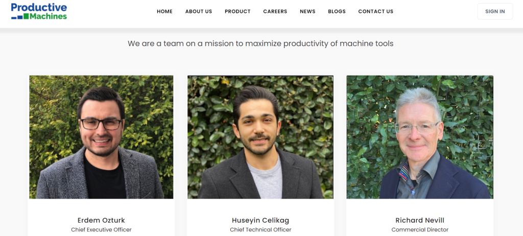 Meet the team of Productive machines