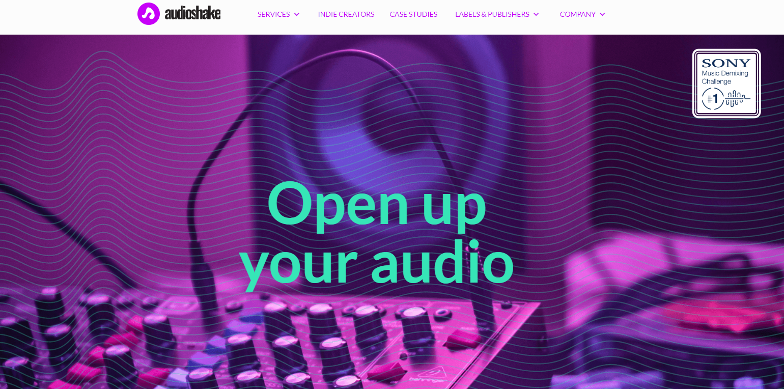 AudioShake Raises $2.7M in Seed Funding to Further Develop its Innovative AI Technology.