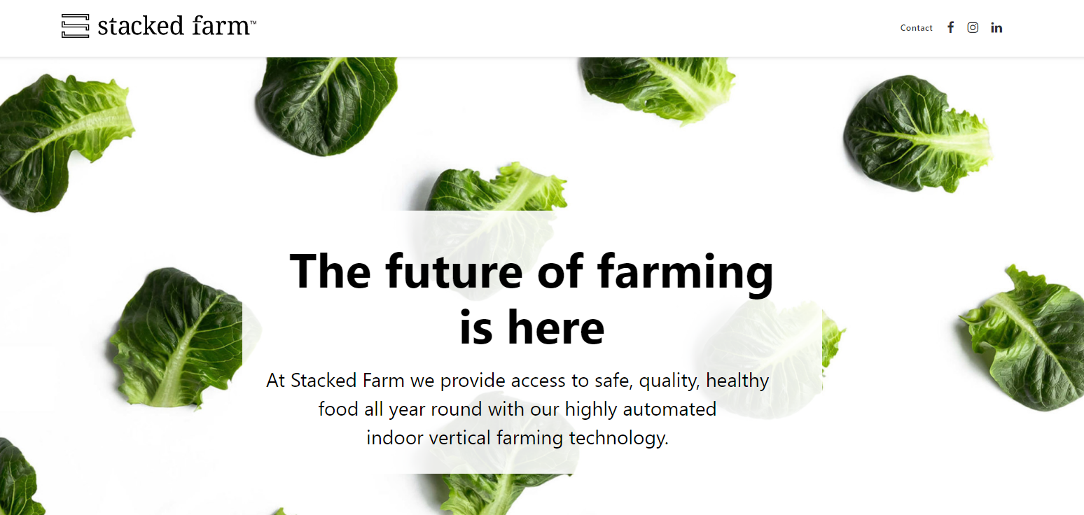 Stacked Farm® Raises $40 Million in Funding to Revolutionize Fresh Food Production
