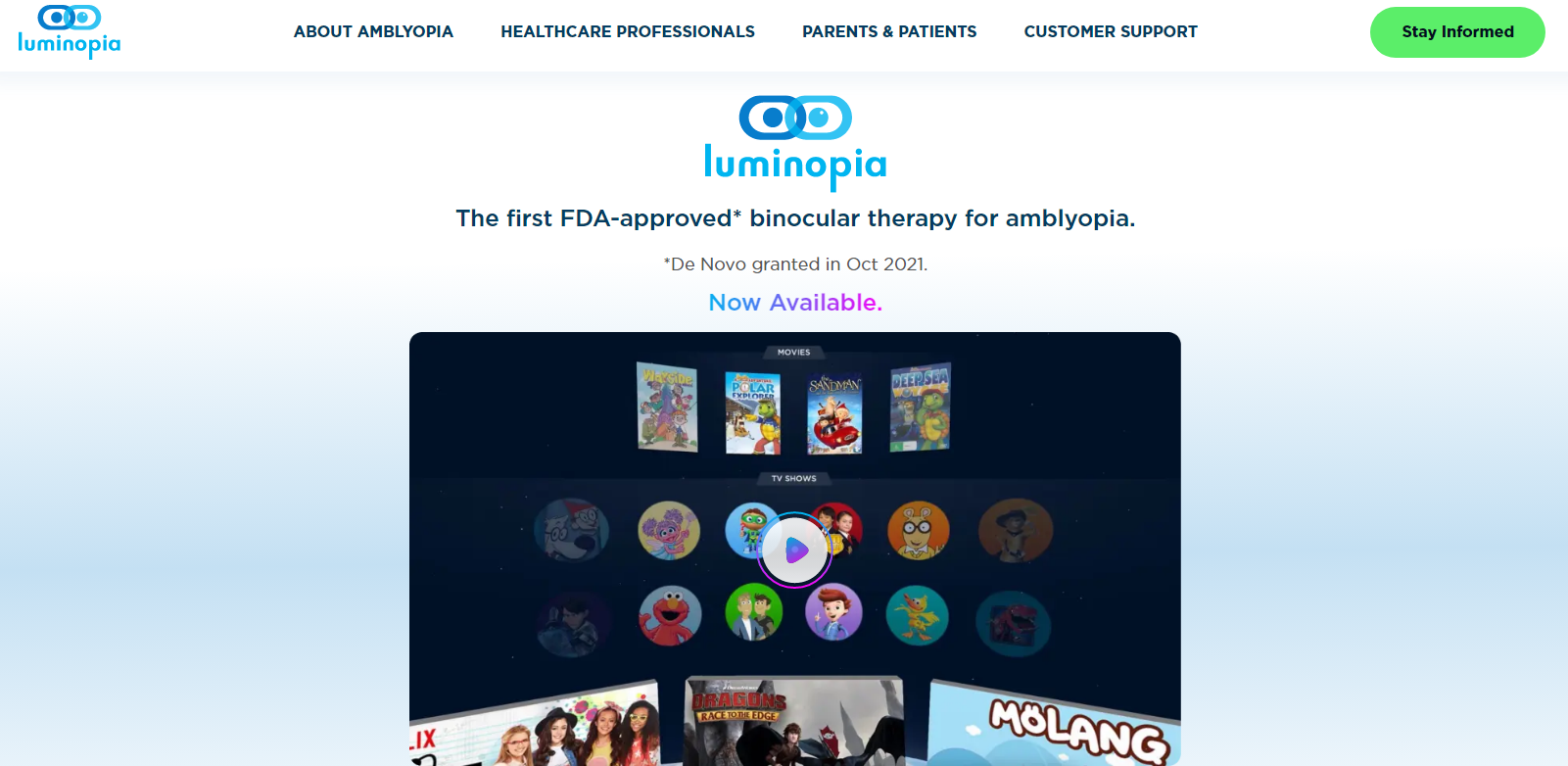 Luminopia Secures $16 Million in Series A Funding to Advance Breakthrough Neuro-Visual Disorder Treatments
