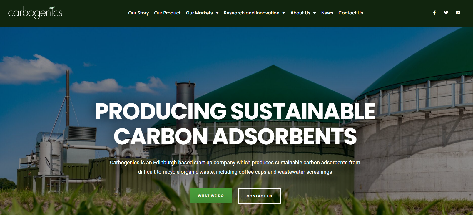 Carbogenics Raises $1.2 Million in Funding to Revolutionize Renewable Energy Services.