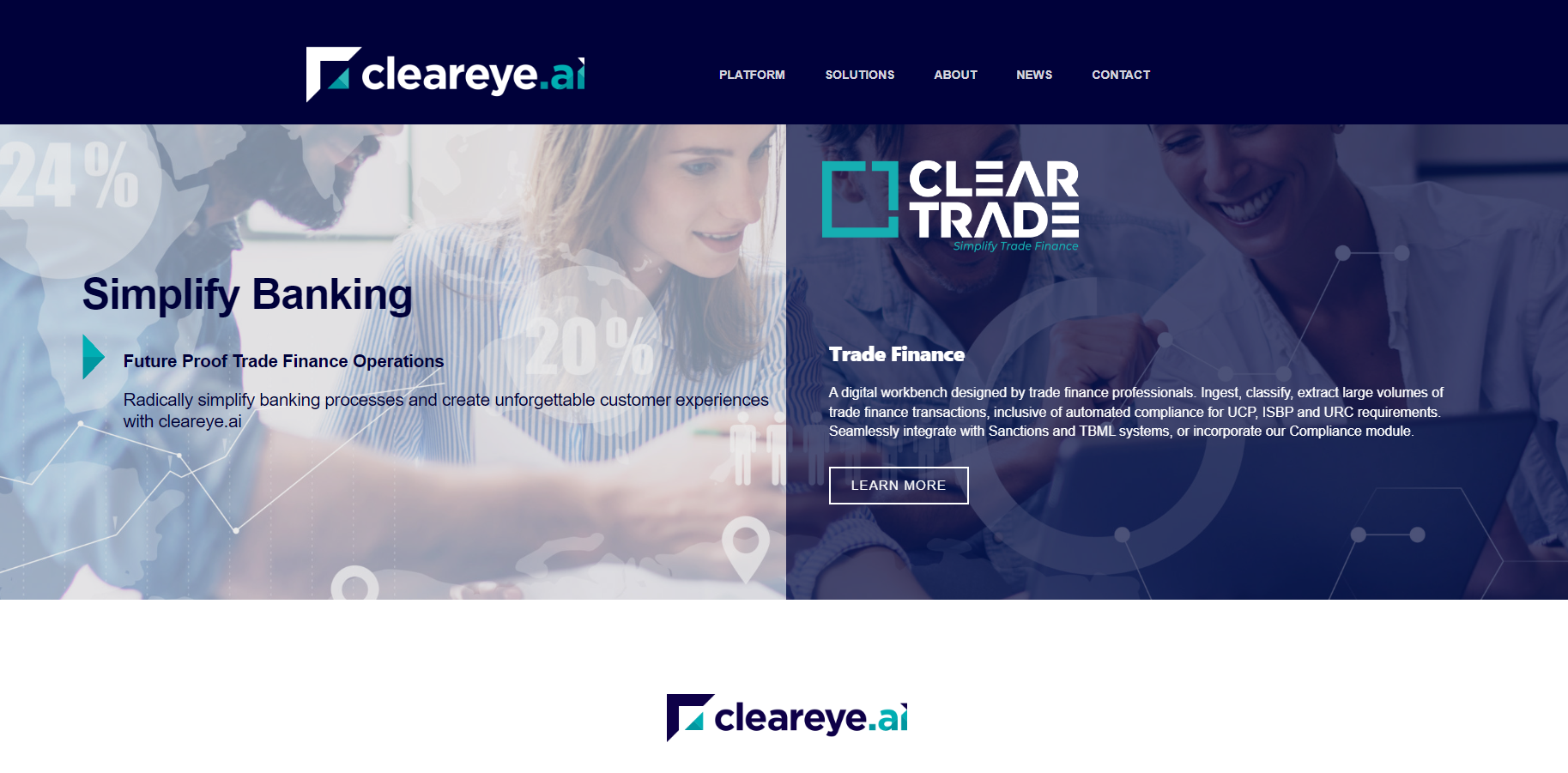 Cleareye.ai is revolutionizing the banking industry with its advanced Artificial Intelligence & Machine Learning platform