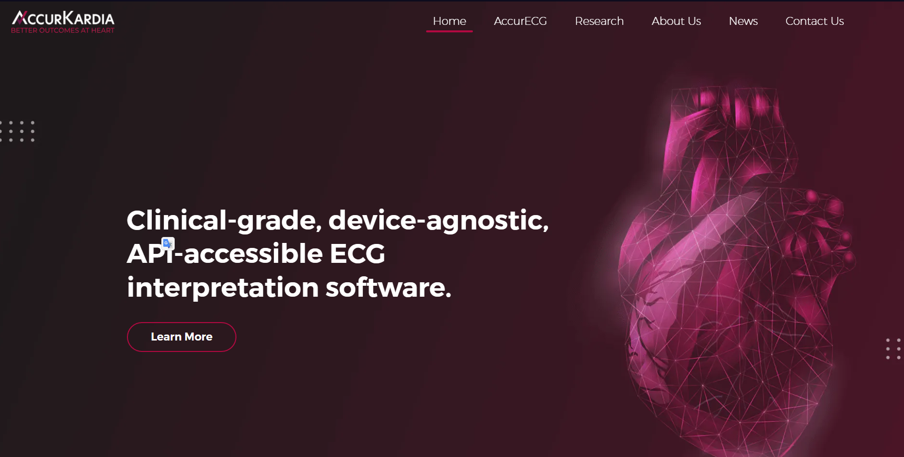 AccurKardia is the groundbreaking startup revolutionizing remote cardiac care with its automated clinical-grade ECG interpretation software.