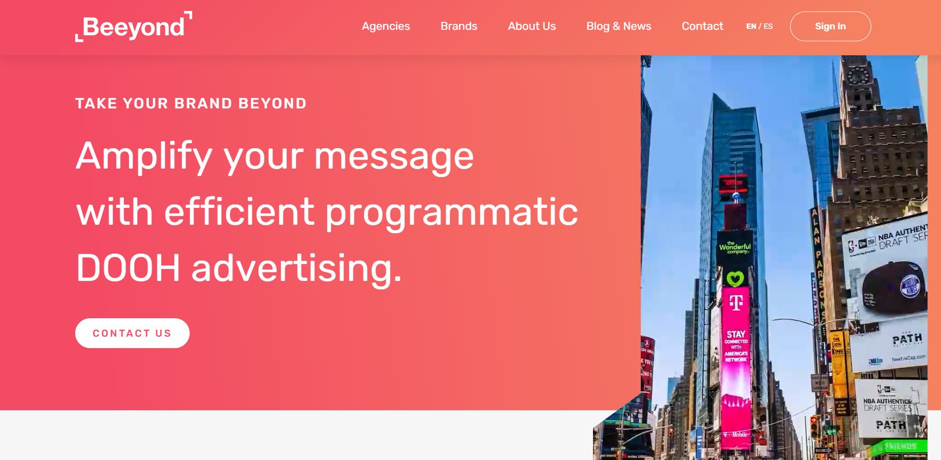 Beeyond Media, the advertising services with $10 million raised in seed funding.