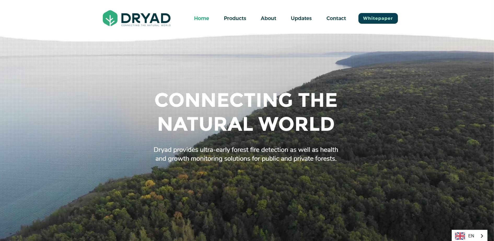 Dryad Networks focus is on ultra-early forest fire detection and health monitoring solutions for public and private forests